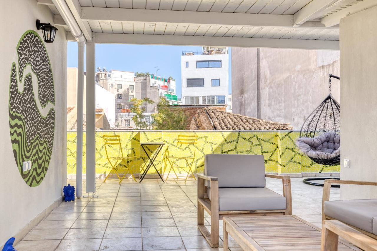 Chic Rooftop Studio W/ Terrace - Near Acropolis Athens Exterior photo