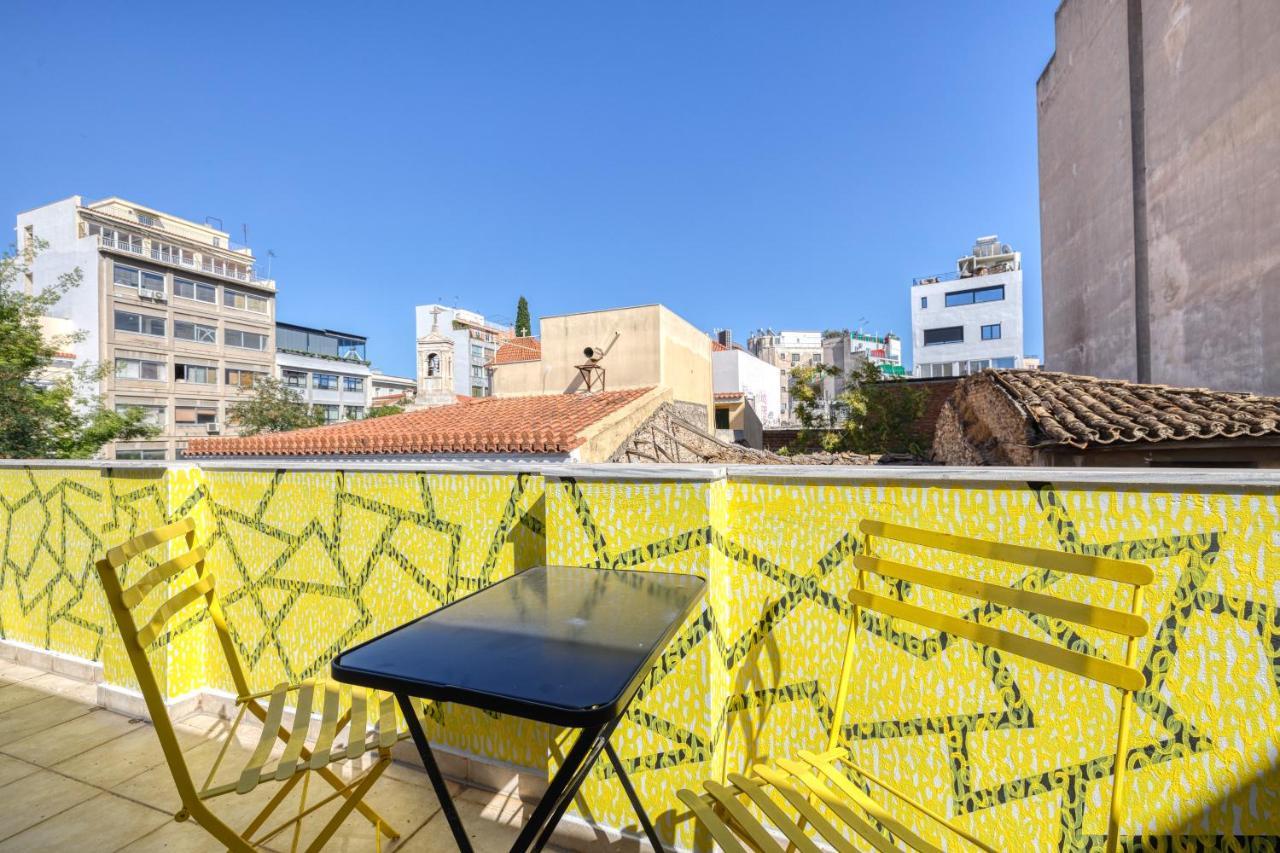 Chic Rooftop Studio W/ Terrace - Near Acropolis Athens Exterior photo